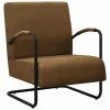 VidaXL Fauteuil Marron Tissu 2 VidaXL Fauteuil Marron Tissu -Fauteuils Soldes image 1 325739