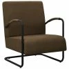 VidaXL Fauteuil Marron foncé Tissu -Fauteuils Soldes image 1 325740