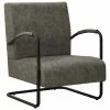 VidaXL Fauteuil Gris Similicuir -Fauteuils Soldes image 1 325745