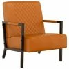 VidaXL Fauteuil Marron Similicuir