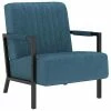 VidaXL Fauteuil Bleu Velours 1 VidaXL Fauteuil Bleu Velours -Fauteuils Soldes image 1 325757