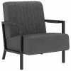 VidaXL Fauteuil Gris foncé Velours -Fauteuils Soldes image 1 325759