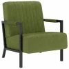 VidaXL Fauteuil Vert clair Velours -Fauteuils Soldes image 1 325761