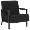 VidaXL Fauteuil Noir Velours