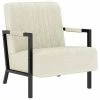 VidaXL Fauteuil Blanc crème Velours -Fauteuils Soldes image 1 325767