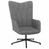 VidaXL Chaise de relaxation Gris foncé Tissu -Fauteuils Soldes image 1 327568