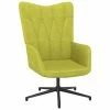 VidaXL Chaise de relaxation Vert Tissu -Fauteuils Soldes image 1 327572