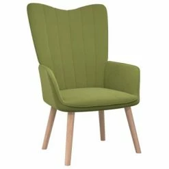 VidaXL Chaise de relaxation Vert clair Velours
