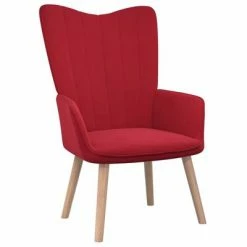 VidaXL Chaise de relaxation Rouge bordeaux Velours