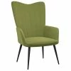 VidaXL Chaise de relaxation Vert clair Velours