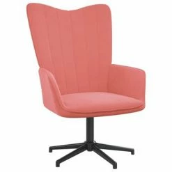 VidaXL Chaise de relaxation Rose Velours