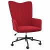 VidaXL Chaise de relaxation Rouge bordeaux Velours