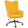 VidaXL Chaise de relaxation Jaune moutarde Velours -Fauteuils Soldes image 1 327783