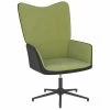 VidaXL Chaise de relaxation Vert clair Velours et PVC 1 VidaXL Chaise de relaxation Vert clair Velours et PVC -Fauteuils Soldes image 1 327834