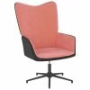 VidaXL Chaise de relaxation Rose Velours et PVC -Fauteuils Soldes image 1 327835