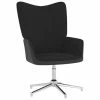 VidaXL Chaise de relaxation Noir Velours et PVC 2 VidaXL Chaise de relaxation Noir Velours et PVC -Fauteuils Soldes image 1 327859