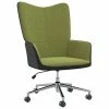 VidaXL Chaise de relaxation Vert clair Velours et PVC -Fauteuils Soldes image 1 327900