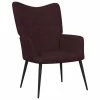 VidaXL Chaise de relaxation Violet Tissu