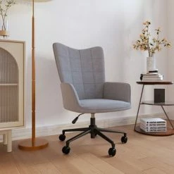 VidaXL Chaise de relaxation Gris clair Tissu -Fauteuils Soldes image 1 328040