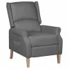 VidaXL Fauteuil inclinable Gris clair Tissu -Fauteuils Soldes image 1 329258