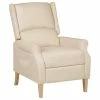 VidaXL Fauteuil inclinable Crème Tissu 1 VidaXL Fauteuil inclinable Crème Tissu -Fauteuils Soldes image 1 329267