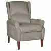 VidaXL Fauteuil inclinable Gris clair Velours 2 VidaXL Fauteuil inclinable Gris clair Velours -Fauteuils Soldes image 1 329279