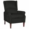 VidaXL Fauteuil inclinable Noir Velours 2 VidaXL Fauteuil inclinable Noir Velours -Fauteuils Soldes image 1 329285