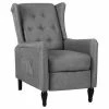 VidaXL Fauteuil inclinable Gris clair Tissu