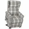 VidaXL Fauteuil inclinable Gris Tissu -Fauteuils Soldes image 1 329474