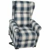 VidaXL Fauteuil inclinable Bleu Tissu -Fauteuils Soldes image 1 329476