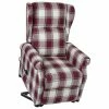 VidaXL Fauteuil inclinable Rouge Tissu -Fauteuils Soldes image 1 329477