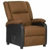 VidaXL Fauteuil inclinable TV Taupe Similicuir et tissu 1 VidaXL Fauteuil inclinable TV Taupe Similicuir et tissu -Fauteuils Soldes image 1 329494