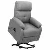 VidaXL Fauteuil inclinable Gris clair Tissu 1 VidaXL Fauteuil inclinable Gris clair Tissu -Fauteuils Soldes image 1 329585