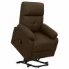 VidaXL Fauteuil inclinable Marron foncé Tissu -Fauteuils Soldes image 1 329590