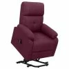 VidaXL Fauteuil inclinable Violet Tissu
