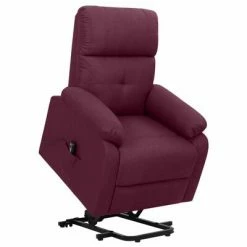 VidaXL Fauteuil inclinable Violet Tissu