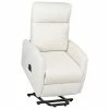 VidaXL Fauteuil inclinable Crème Similicuir -Fauteuils Soldes image 1 329626