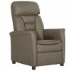 VidaXL Fauteuil inclinable Gris Similicuir
