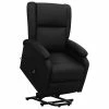 VidaXL Fauteuil inclinable Noir Similicuir -Fauteuils Soldes image 1 329685