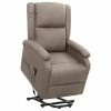 VidaXL Fauteuil inclinable Taupe Tissu -Fauteuils Soldes image 1 329707
