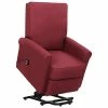 VidaXL Fauteuil inclinable Rouge bordeaux Tissu 2 VidaXL Fauteuil inclinable Rouge bordeaux Tissu -Fauteuils Soldes image 1 329722