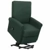 VidaXL Fauteuil inclinable Vert foncé Tissu 2 VidaXL Fauteuil inclinable Vert foncé Tissu -Fauteuils Soldes image 1 329725