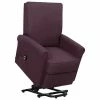 VidaXL Fauteuil inclinable Violet Tissu -Fauteuils Soldes image 1 329726