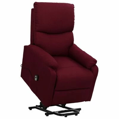 VidaXL Fauteuil inclinable Violet Tissu 3 VidaXL Fauteuil inclinable Violet Tissu