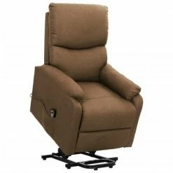 VidaXL Fauteuil inclinable Taupe Tissu