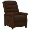 VidaXL Chaise inclinable Marron Similicuir