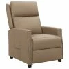 VidaXL Fauteuil inclinable Cappuccino Similicuir