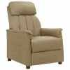 VidaXL Fauteuil inclinable Cappuccino Similicuir