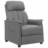 VidaXL Fauteuil inclinable Gris Similicuir