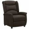 VidaXL Fauteuil inclinable Marron foncé Tissu -Fauteuils Soldes image 1 338869